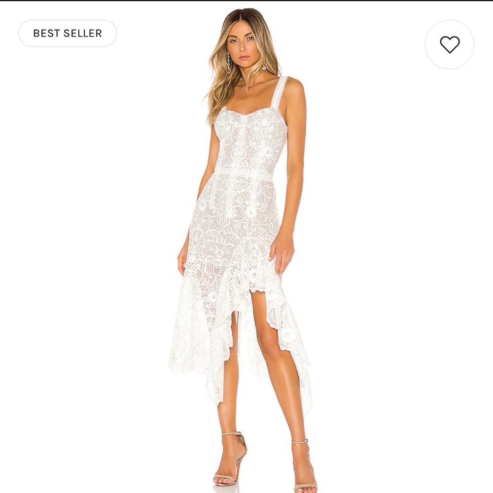 Tiffany Blanc Dress in White by Bronx and Banco